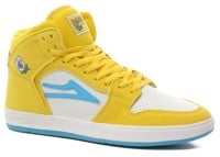 Lakai Telford Skate Shoes - (pacifico) yellow/cyan sueded