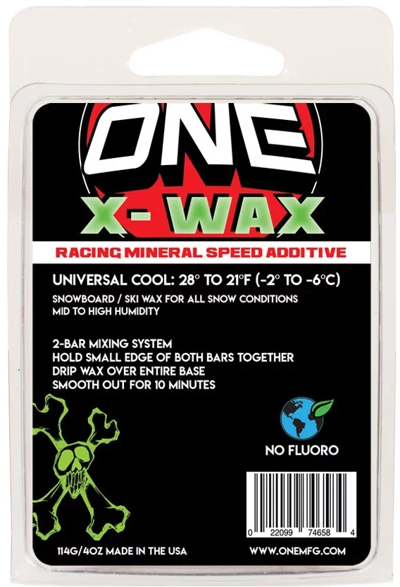One MFG X-Wax 2-Part 114g Snowboard Wax - cool/all temp | Tactics