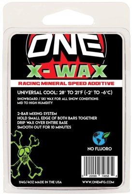 スキー　Wax One MFG X-Wax 2-Part 114g Snowboard Wax - cool/all temp | Tactics