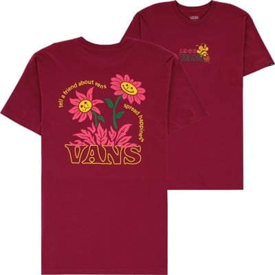 Vans Two Face T-Shirt - raspberry radiance - view large