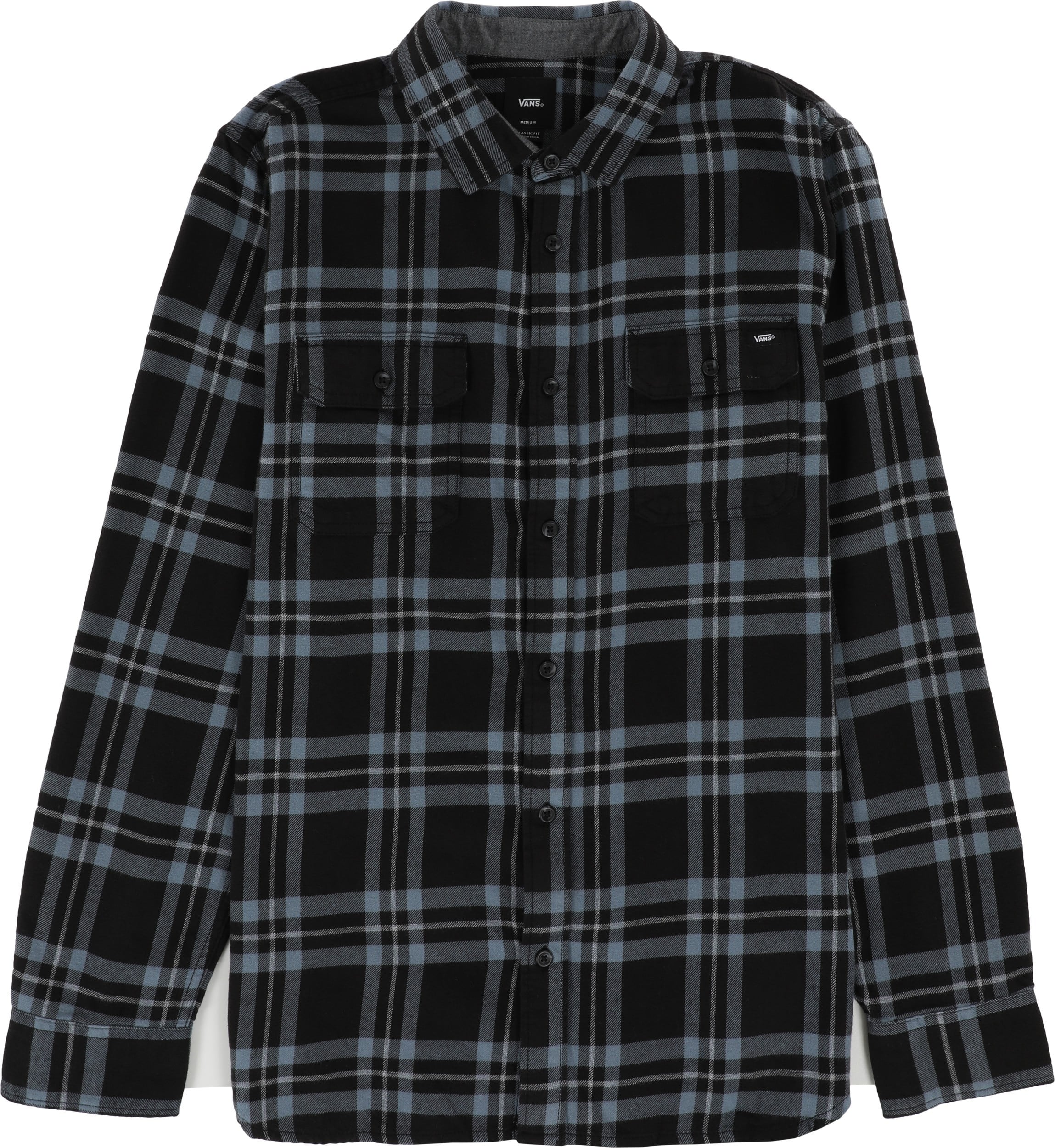 Vans Westminster Flannel Shirt black/blue mirage Tactics