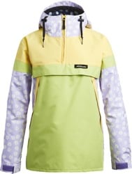 Airblaster Lady Trenchover Insulated Jacket - lavender daisy/daquiri