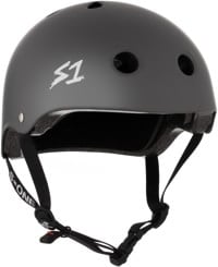 S-One Lifer Dual Certified Multi-Impact Skate Helmet - dark grey matte