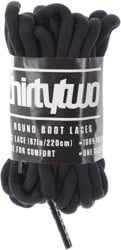 Thirtytwo Boot Laces - black