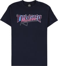 Thrasher Vice Logo T-Shirt - navy