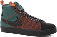 Nike SB Zoom Blazer Mid PRM Skate Shoes - noble green/black-white-safety orange