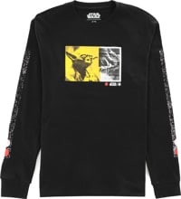 Element Star Wars Yoda L/S T-Shirt - flint black