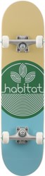 Habitat Leaf Dot 7.75 Complete Skateboard - green