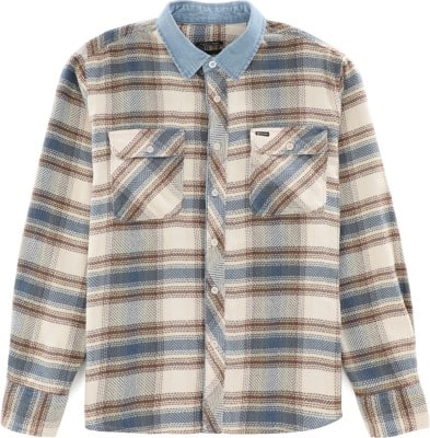 Brixton Bowery Stretch X Flannel Shirt - gravel - view large
