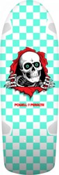 Powell Peralta OG Ripper 10.0 Wheel Wells Skateboard Deck - mint checker