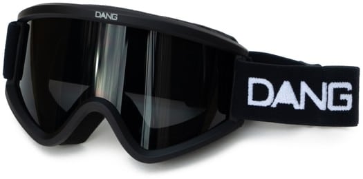 Dang Shades OG Snow Goggles + Bonus Lens - black/black smoke + glow-light lens - view large