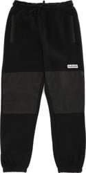 Autumn Bask Fleece Sweatpants - black