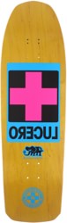 Black Label Lucero Cross 10.0 Skateboard Deck - yellow stain