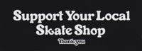 Thank You Support Bumper Sicker Sticker - black