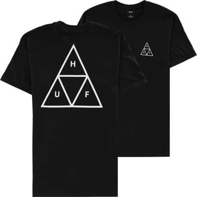 HUF Essentials Triple Triangle T-Shirt - black - view large