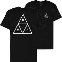 HUF Essentials Triple Triangle T-Shirt - black