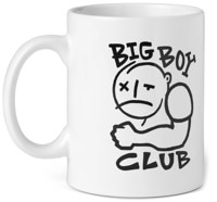 Polar Skate Co. Big Boy Club Mug - white/black