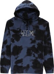 Welcome Inkblot Tie-Dyed Hoodie - moonlight
