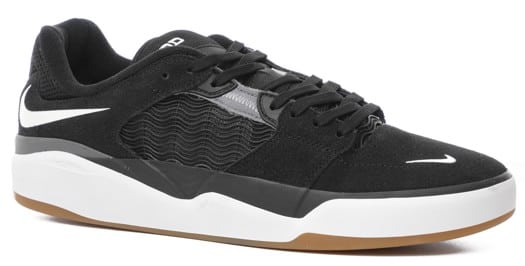 Nike SB Ishod Wair Skate Shoes - black/white-dark grey-black - view large