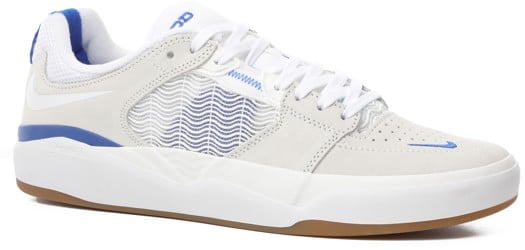 Nike SB Ishod Wair Skate Shoes - summit white/white-summit white-gum royal - view large