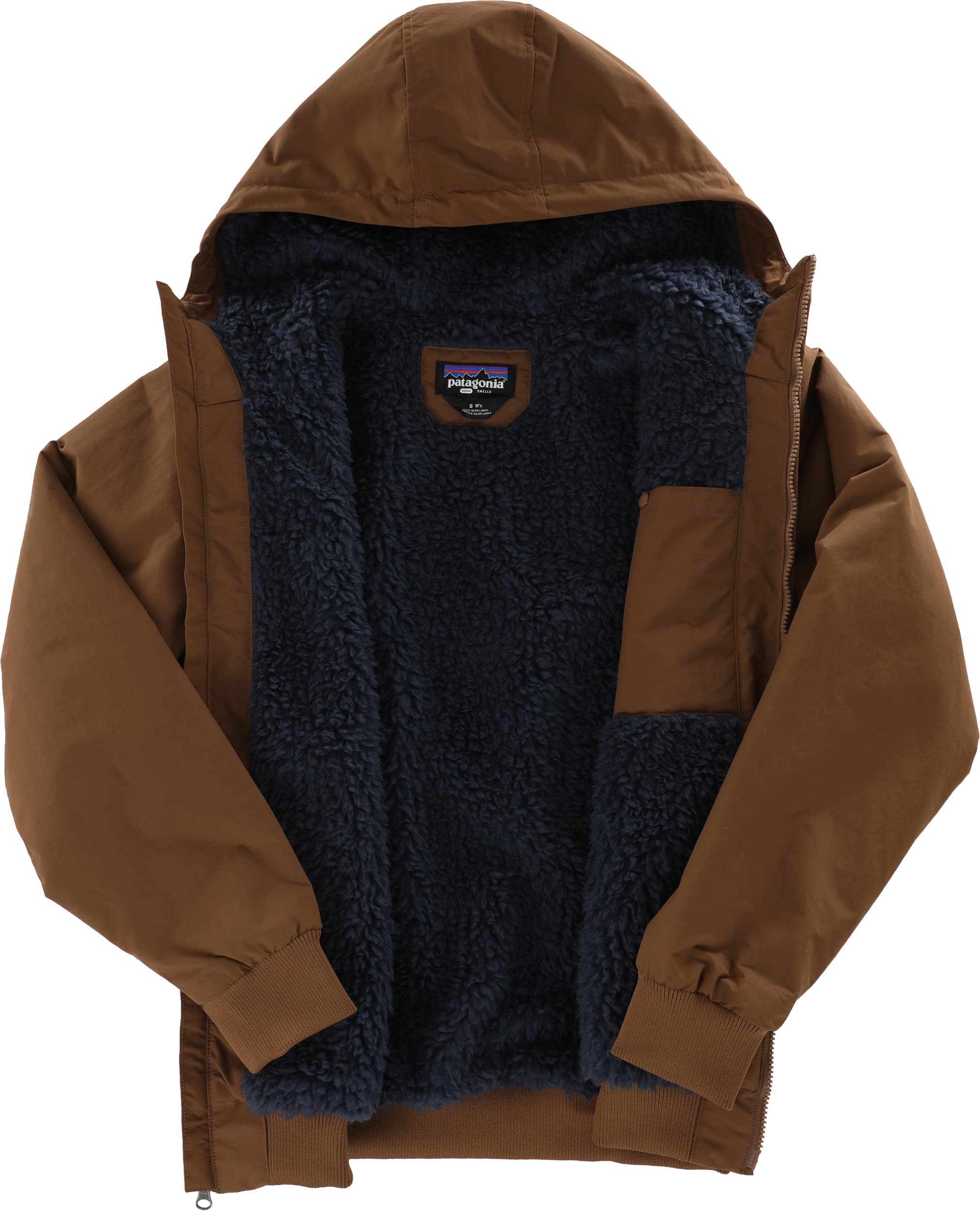 Patagonia Isthmus Lined Hoody Jacket owl brown Free Shipping Tactics