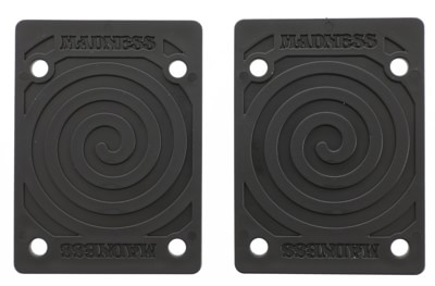 thumbnail image 2 of Classic Vibe: Vision Psycho Brand 1/4 Skateboard Riser Pads - White, Dual Bolt 2 of 5
