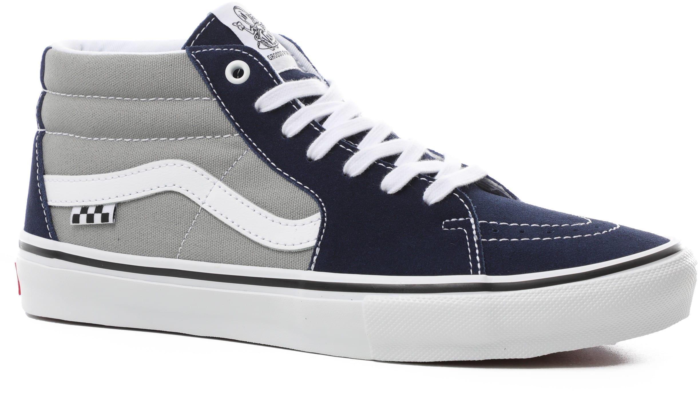 Vans Skate Grosso Mid Shoes (jeff grosso) dress blues/drizzle Tactics