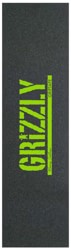Grizzly Santiago Signature Stamp Skateboard Grip Tape - green