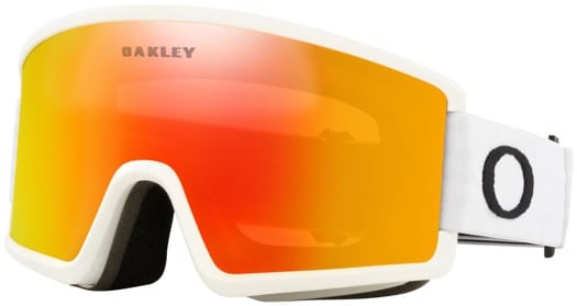 Oakley Target Line L Goggles - matte white/fire iridium lens - view large