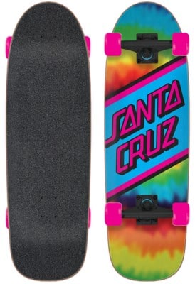 Santa Cruz Rainbow Tie Dye 8.79 Street Cruzer Complete Cruiser Skateboard - view large