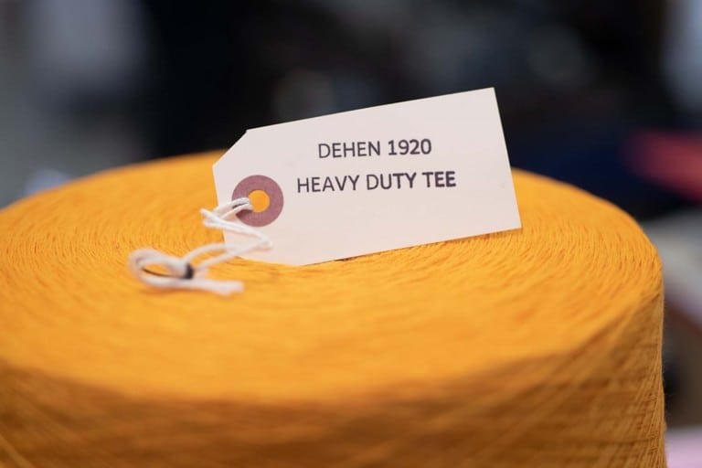 dehen x tactics yarn label