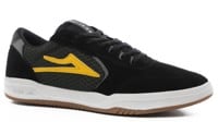 Lakai Atlantic Skate Shoes - black/gold suede