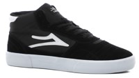 Lakai Cambridge Mid Skate Shoes - black/white suede