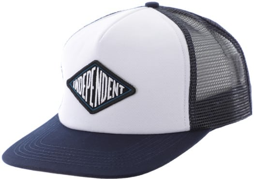 Independent Turn And Burn Trucker Hat - navy/white - view large