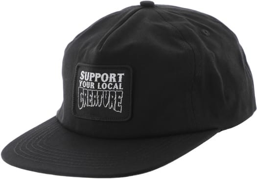 Creature Support Patch Snapback Hat - black - view large