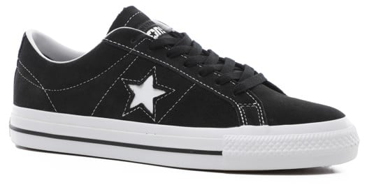 Consecutivo los padres de crianza Descubrir Converse One Star Pro Skate Shoes - black/black/white - Free Shipping |  Tactics