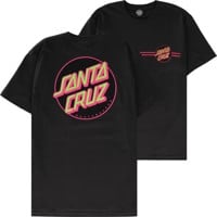 Santa Cruz Other Dot T-Shirt - graphite black/pink/green