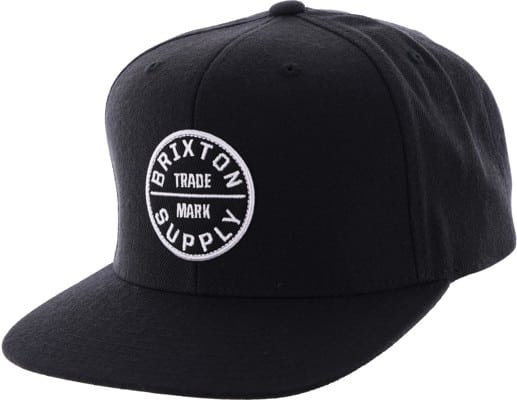 Brixton Oath III Snapback Hat - black - view large