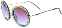 Happy Hour Squares Sunglasses - moss green