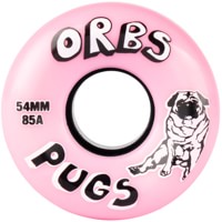 Orbs Pugs Cruiser Skateboard Wheels - pink/black (85a)