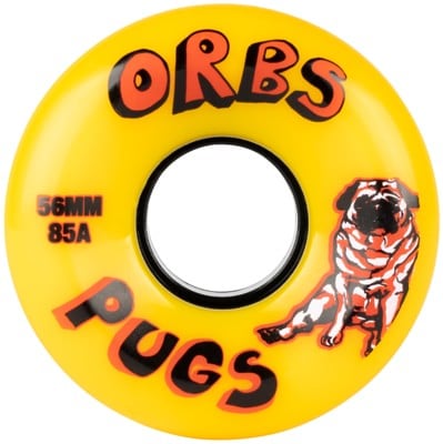 Orbs Pugs Cruiser Skateboard Wheels - saffron/red (85a) - view large