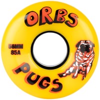 Orbs Pugs Cruiser Skateboard Wheels - saffron/red (85a)