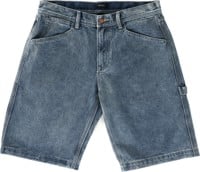 RVCA Chainmail Denim Shorts - broken blue wash