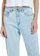 Volcom Women's STN Step Hirise Jeans - thrifter blue light - front detail