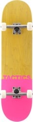 Tactics Cutoff 7.75 Complete Skateboard - pink/yellow