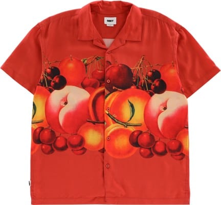 Obey Fruit Bowl S/S Shirt - ginger biscuit multi - view large
