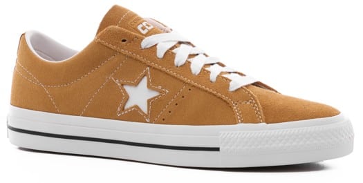 Converse One Star Pro Skate Shoes - wheat/white/black - view large