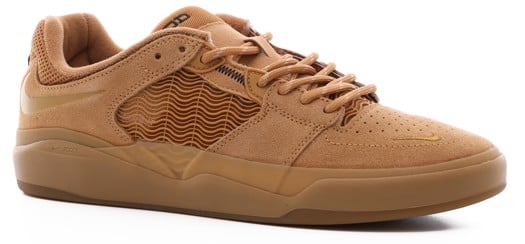 Nike SB Ishod Wair Skate Shoes - flax/wheat-flax-gum light brown - view large