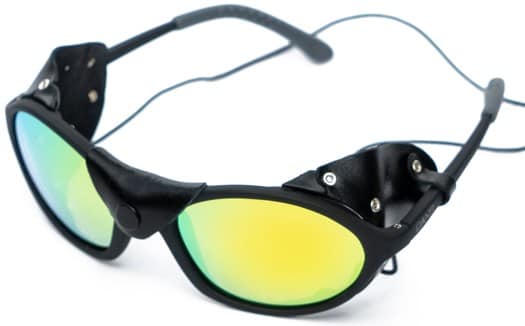 Dang Shades Glacier Polarized Sunglasses - black/fire orange polarized lens - view large