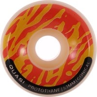 Quasi P-Thane Skateboard Wheels - white/red (99a)